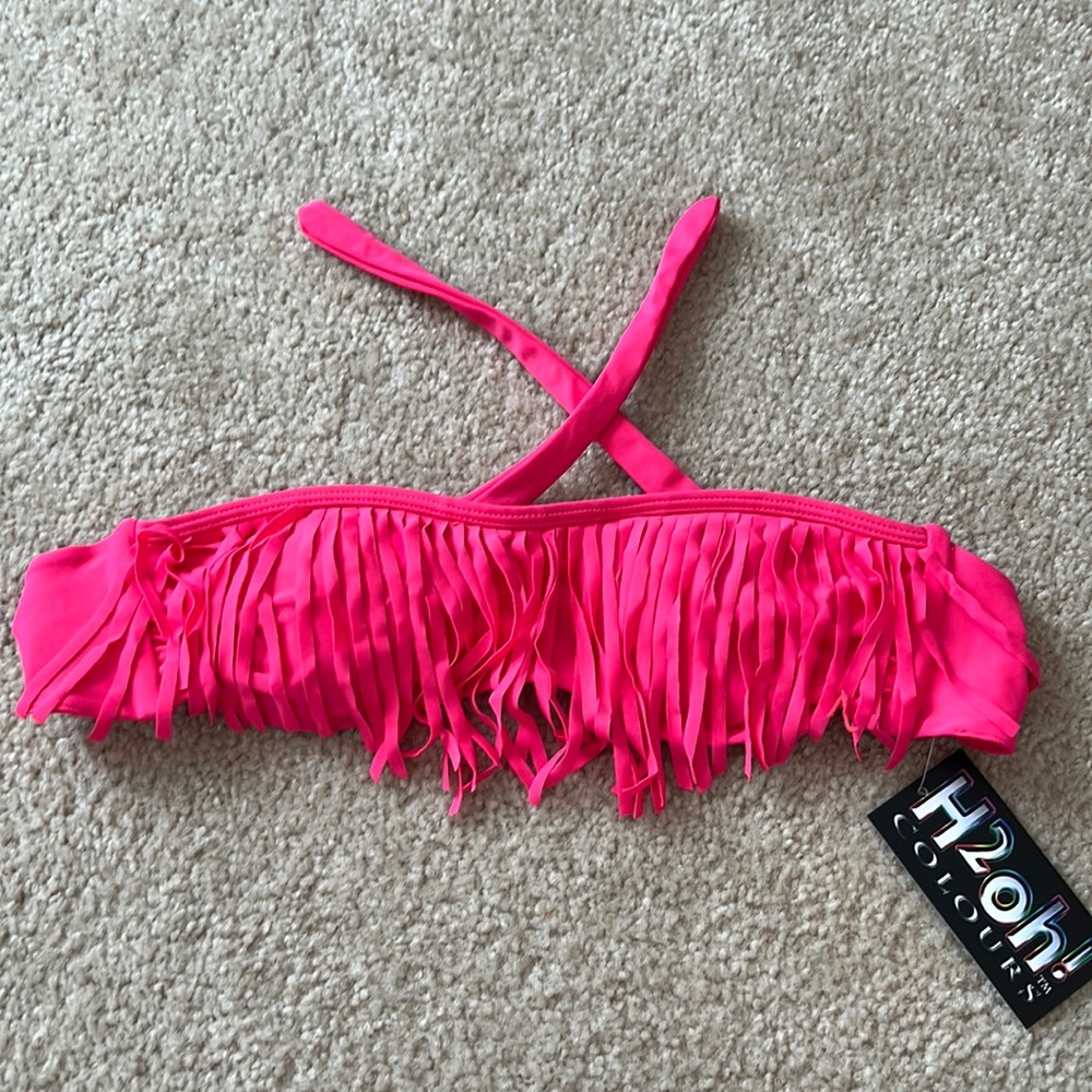 Neon Bandeau Bikini Top